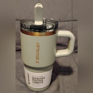 Stanley Light Gray Mug with Gold Accent